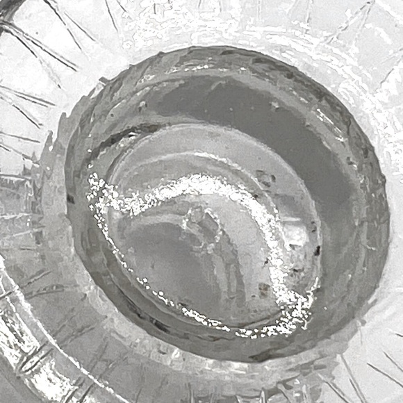 Vintage 1960s Staffan Gellerstedt Swedish Ice Glass Candle Holder 2” - Picture 5 of 6